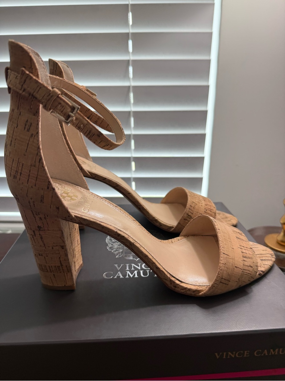 THREE DAY SALE!!!!!! Ends 8/12 at noon
Vince Camuto Cork Block Heel Sandals - Picture 3 of 6